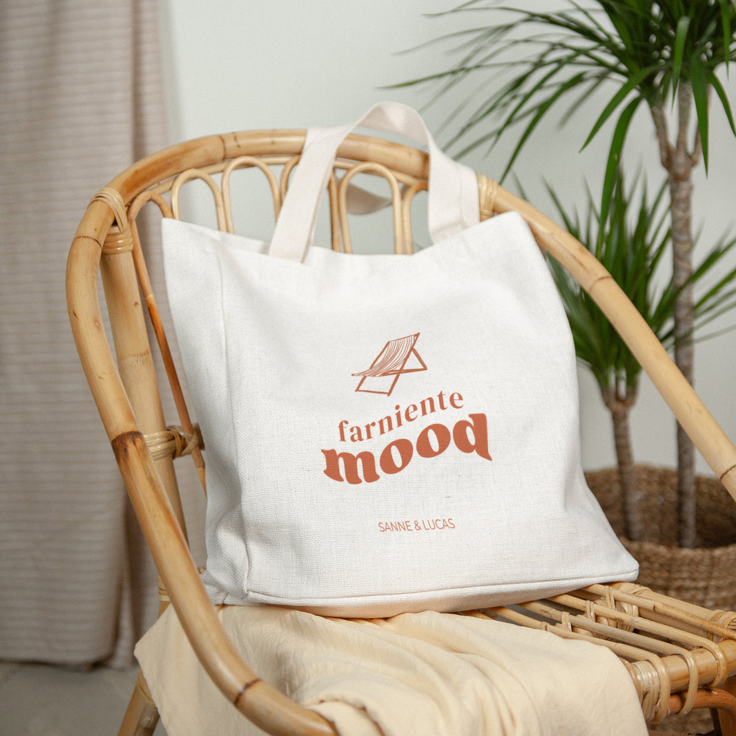 Tote Bag Objecten Handgreep van canvas foto N° 2