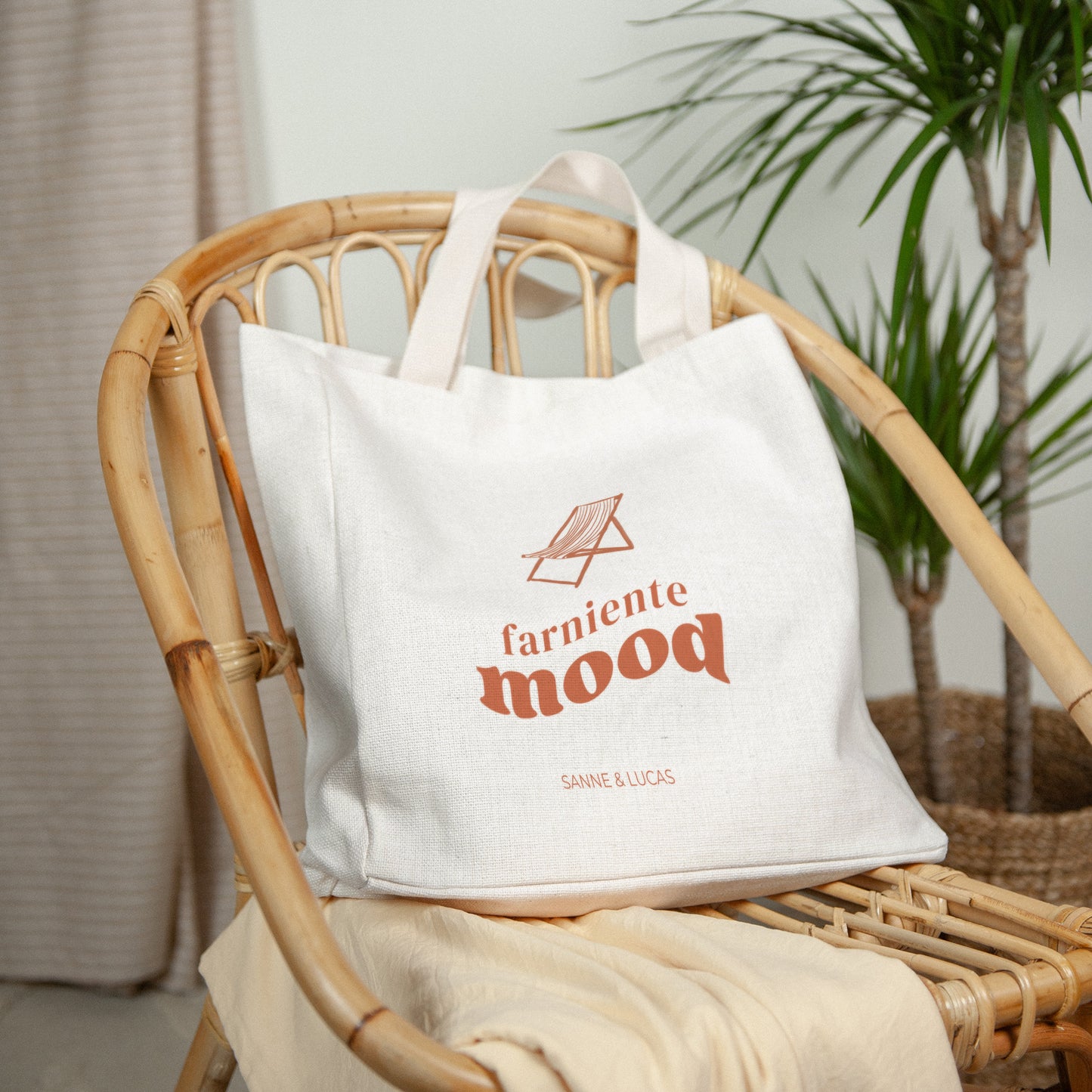 Tote Bag Objecten Handgreep van canvas foto N° 2