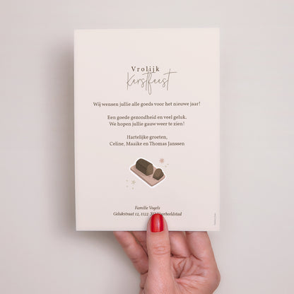 Kerstkaart Eindejaar Kerststickers foto N° 3