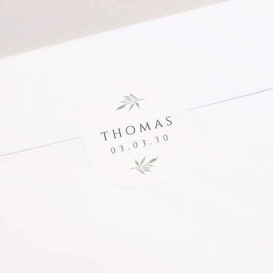 Sticker Geboorte Cirkel Petite Pousse foto