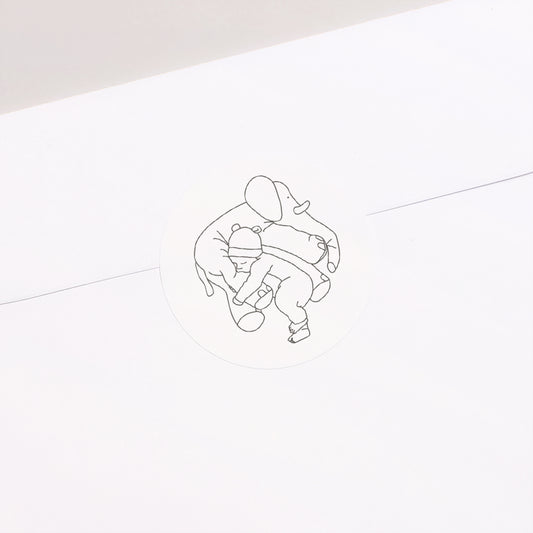 Sticker Geboorte Cirkel Droomtederheid foto