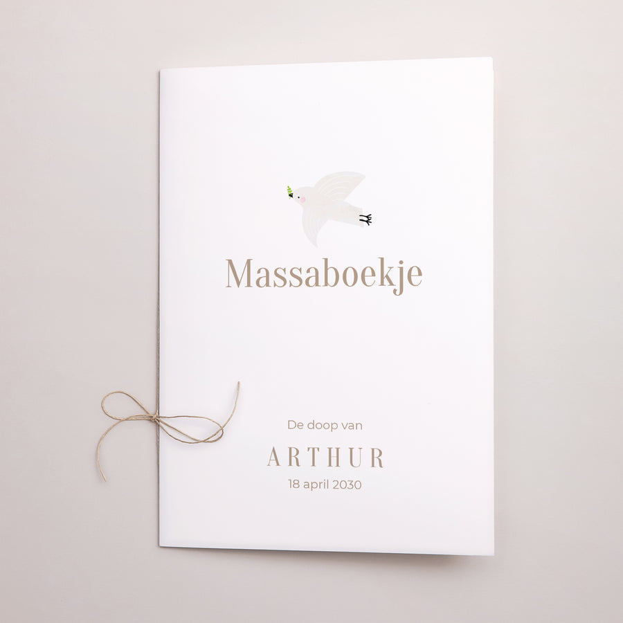 Kerkboekje Geboorte Dubbele deur Basisfotografie foto