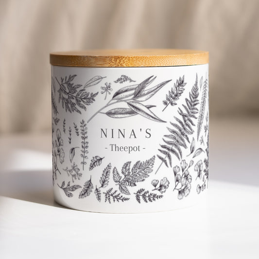 Keramiek pot Objecten 48 cl Herbarium chouchou foto