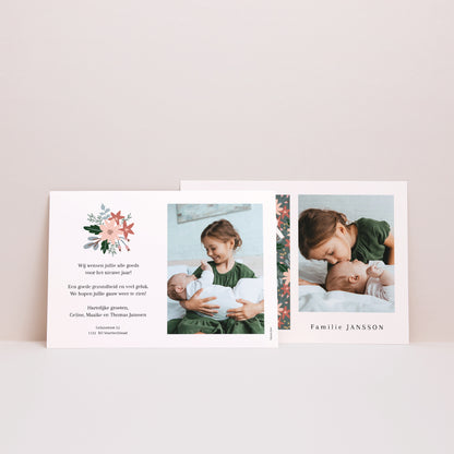 Kerstkaart Eindejaar Landschap VROLIJK KERSTFEEST III foto N° 2