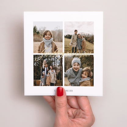 Kerstkaart Eindejaar Vierkant foto N° 2