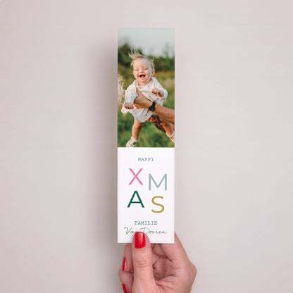 Kerstkaart Eindejaar Bladwijzer foto N° 2