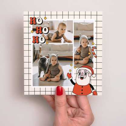 Kerstkaart Eindejaar Vierkant foto N° 2