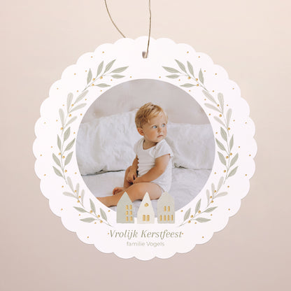 Kerstkaart Eindejaar Om op te hangen. foto N° 1