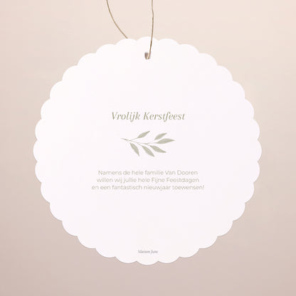 Kerstkaart Eindejaar Om op te hangen. foto N° 2