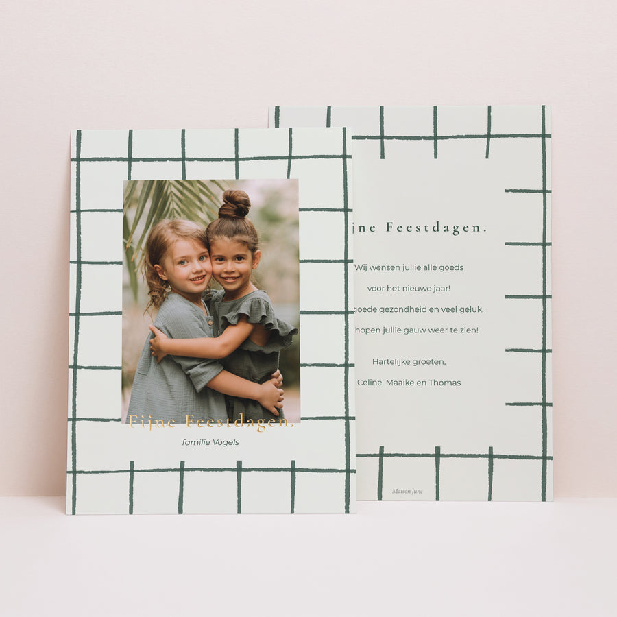 Kerstkaart Eindejaar foto