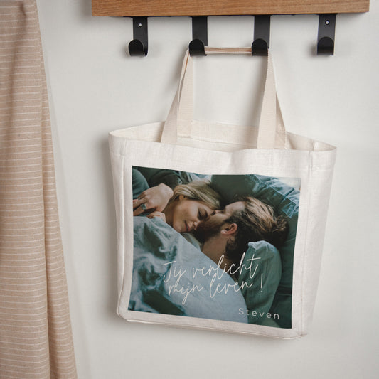Tote Bag Objecten Handgreep van canvas foto