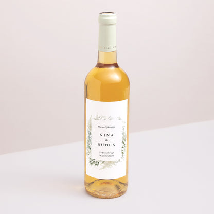 Flesetiket Huwelijk Portret foto N° 1