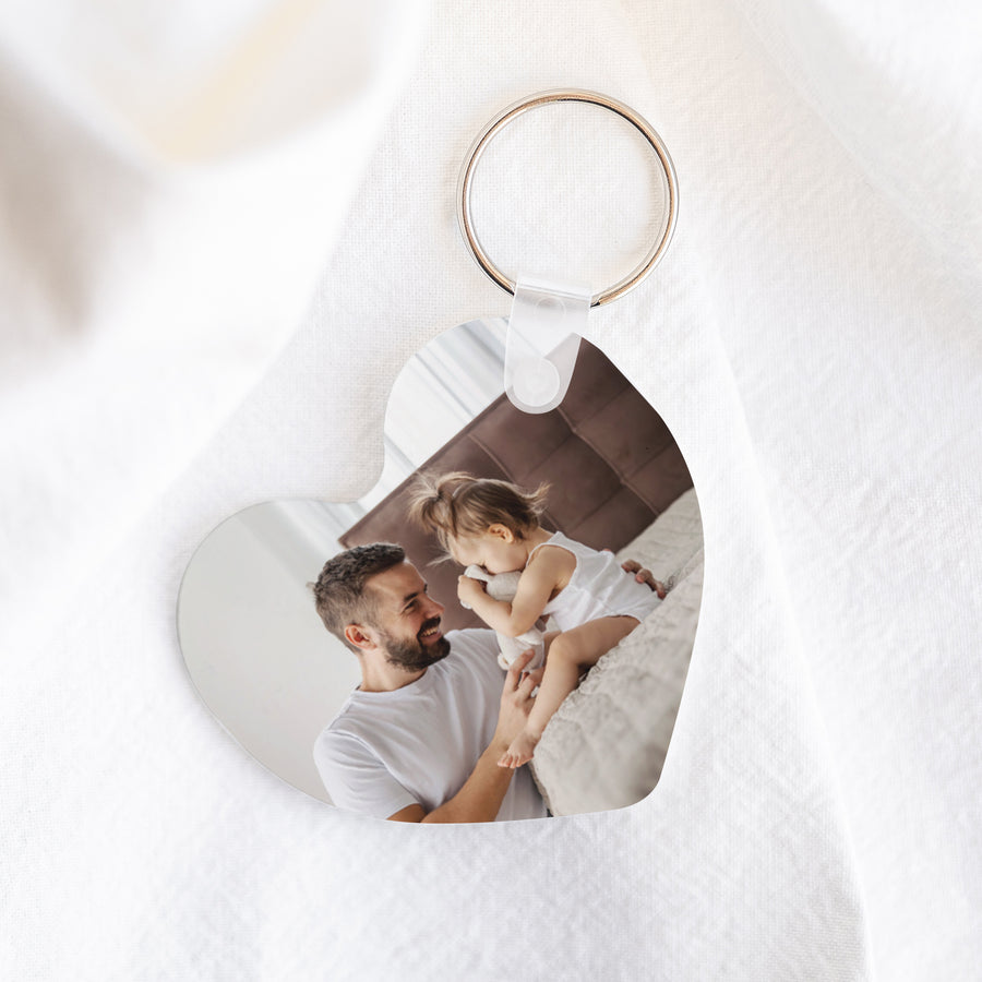 Sleutelhanger Objecten Hart Papa adoré foto