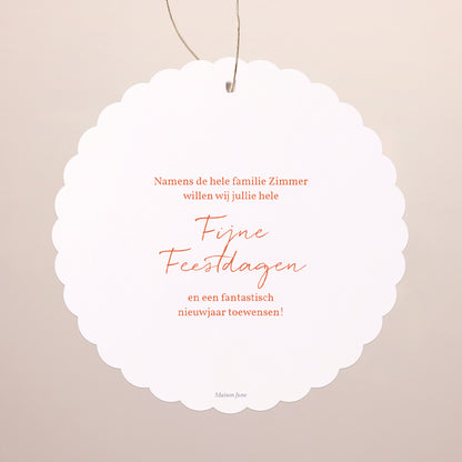 Kerstkaart Eindejaar Om op te hangen. foto N° 2