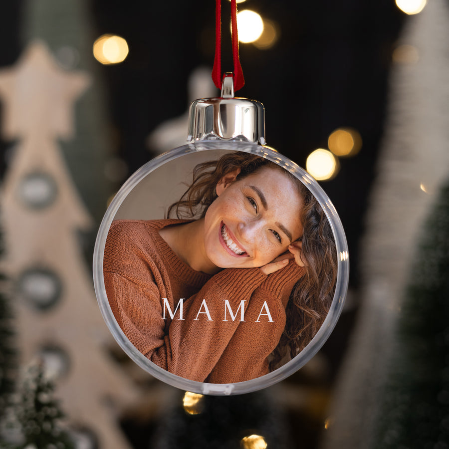 Kerstbal Eindejaar Ronde Mum foto