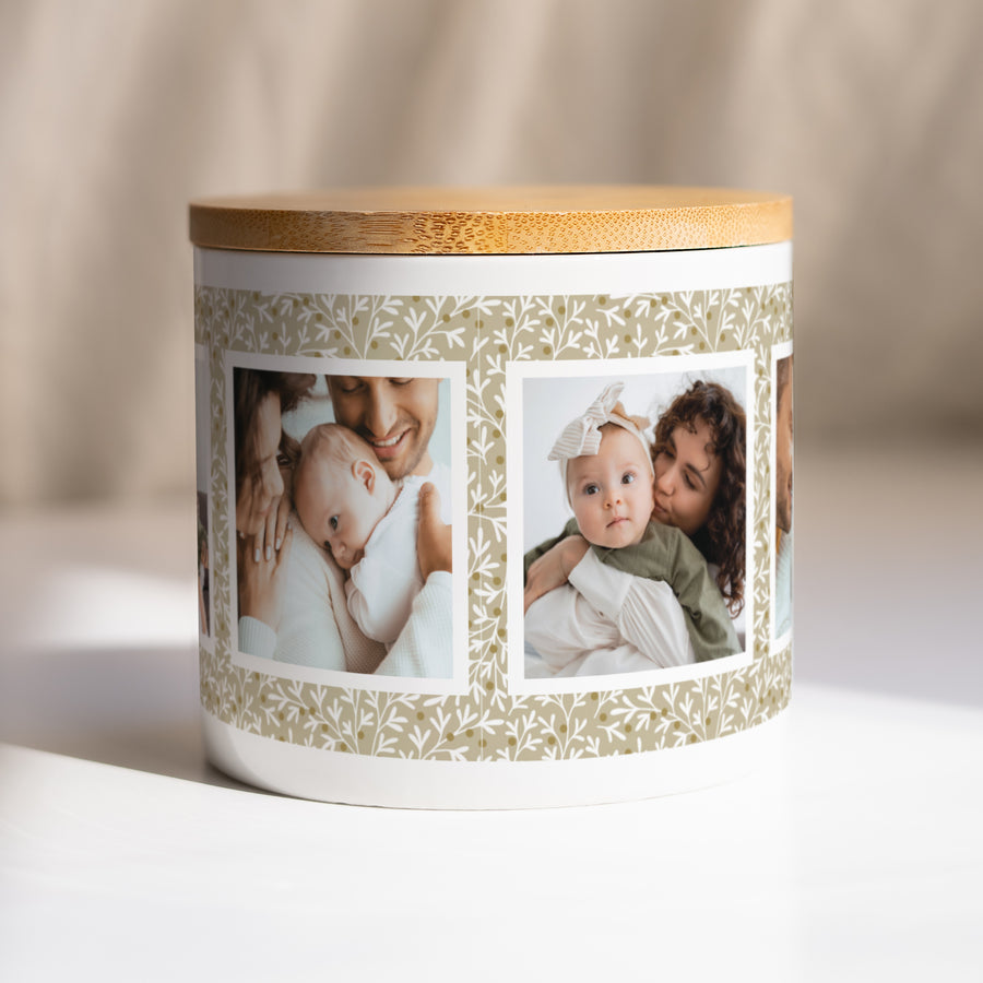 Keramiek pot Objecten 48 cl Kerstmotieven foto