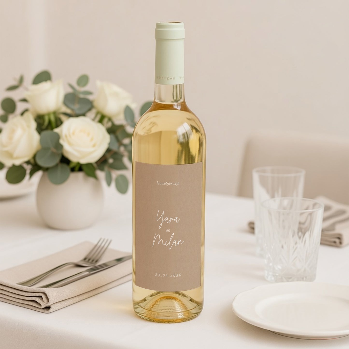 Flesetiket Huwelijk Portret Shakespeare II foto N° 2