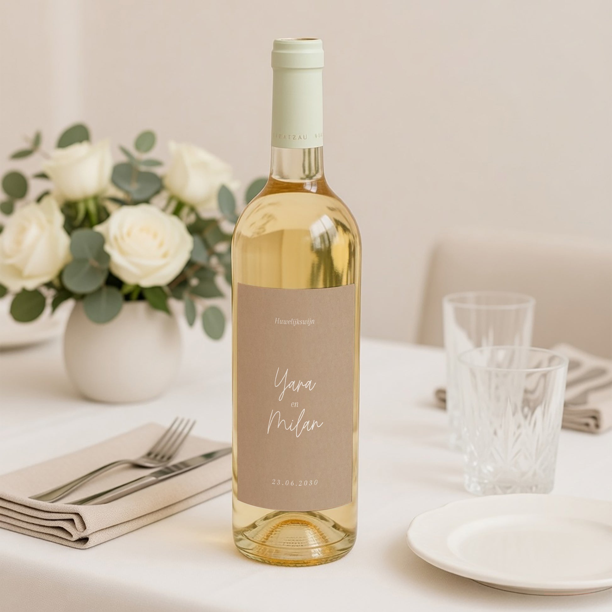 Flesetiket Huwelijk Portret Shakespeare II foto N° 2