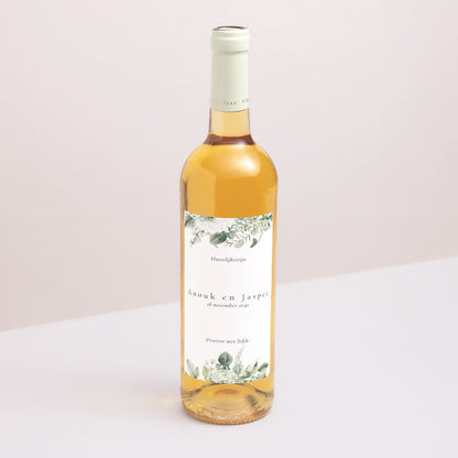 Flesetiket Huwelijk Portret Plant frame foto N° 1