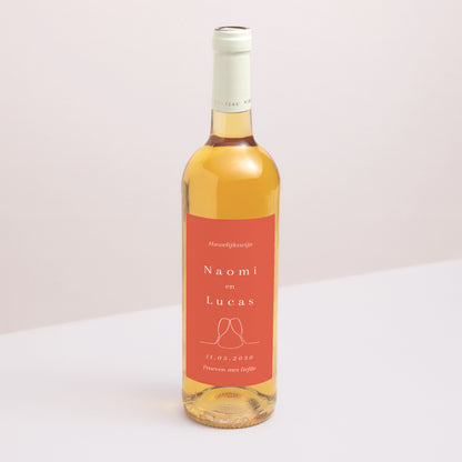 Flesetiket Huwelijk Portret Cornaline foto N° 1