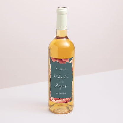 Flesetiket Huwelijk Portret foto N° 1