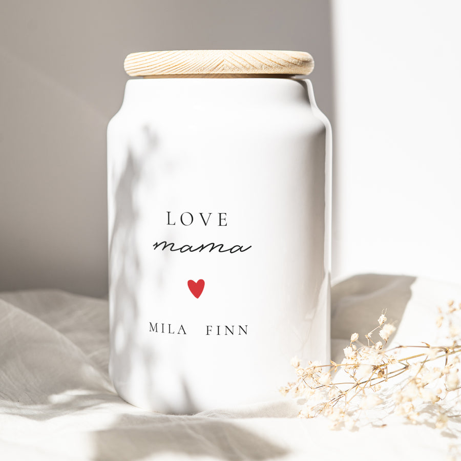 Keramiek pot Objecten 65 cl Mama van liefde VI foto