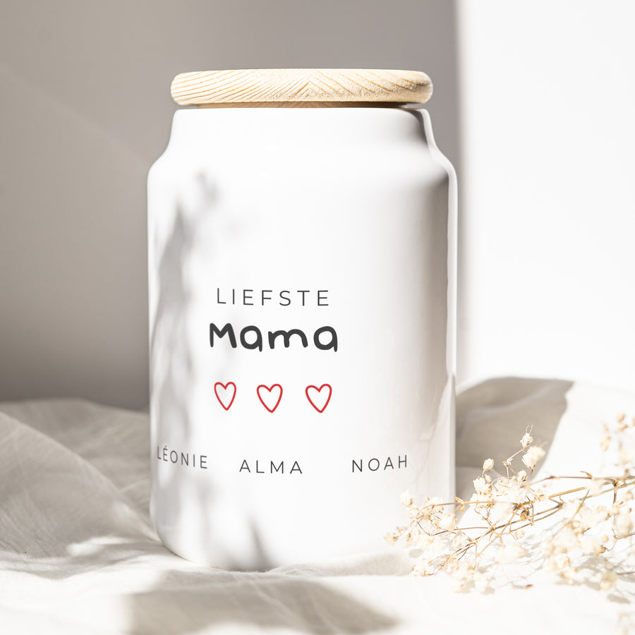 Keramiek pot Objecten 65 cl Kleine liefdes foto