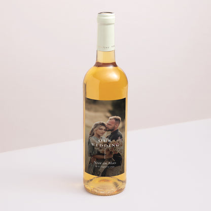 Flesetiket Huwelijk Portret foto N° 1