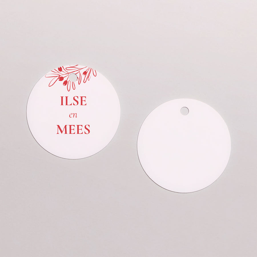Cadeaulabel Huwelijk Ronde Wees onze gast! foto
