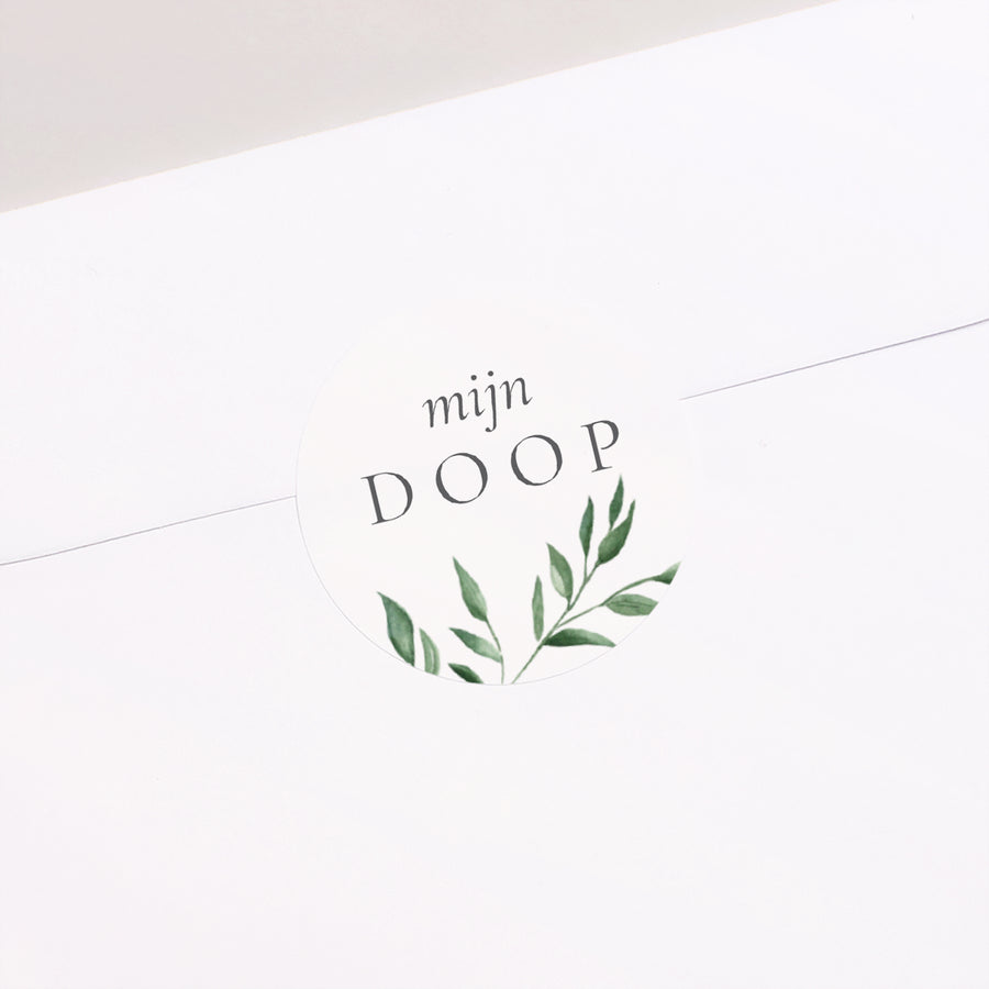 Sticker Doop Cirkel De olijfboom van liefde foto