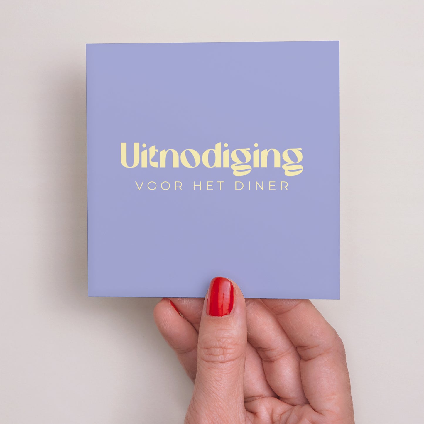 Uitnodigingen Huwelijk Vierkant Gele grafische foto N° 2