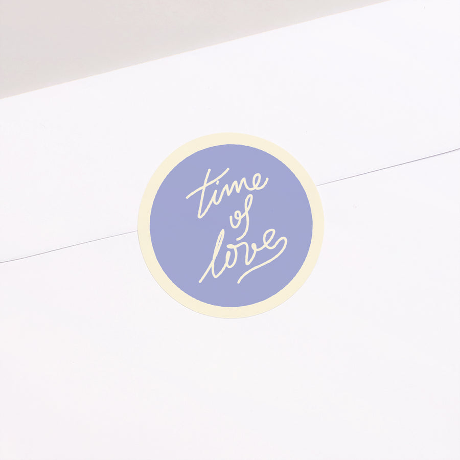 Sticker Huwelijk Cirkel Tijd van liefde foto
