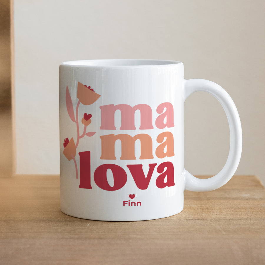 Mok Objecten Wit Mama lova II foto