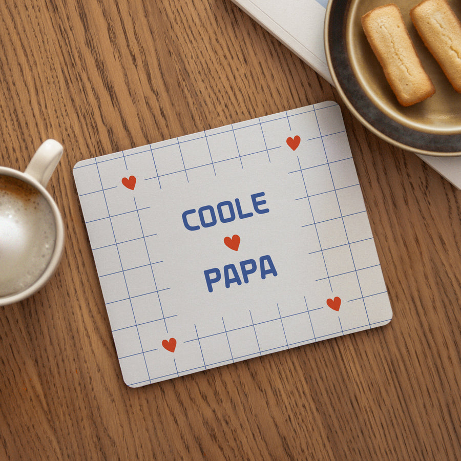 Muismat Objecten Rechthoek Coole papa foto