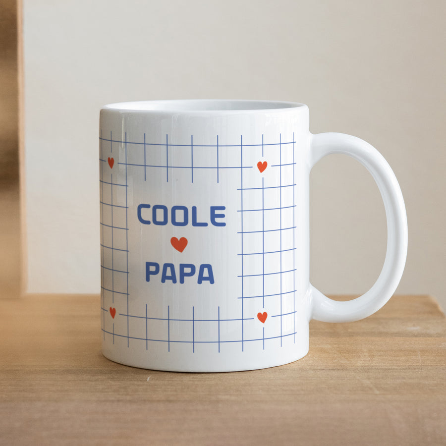 Mok Objecten Wit Coole papa foto