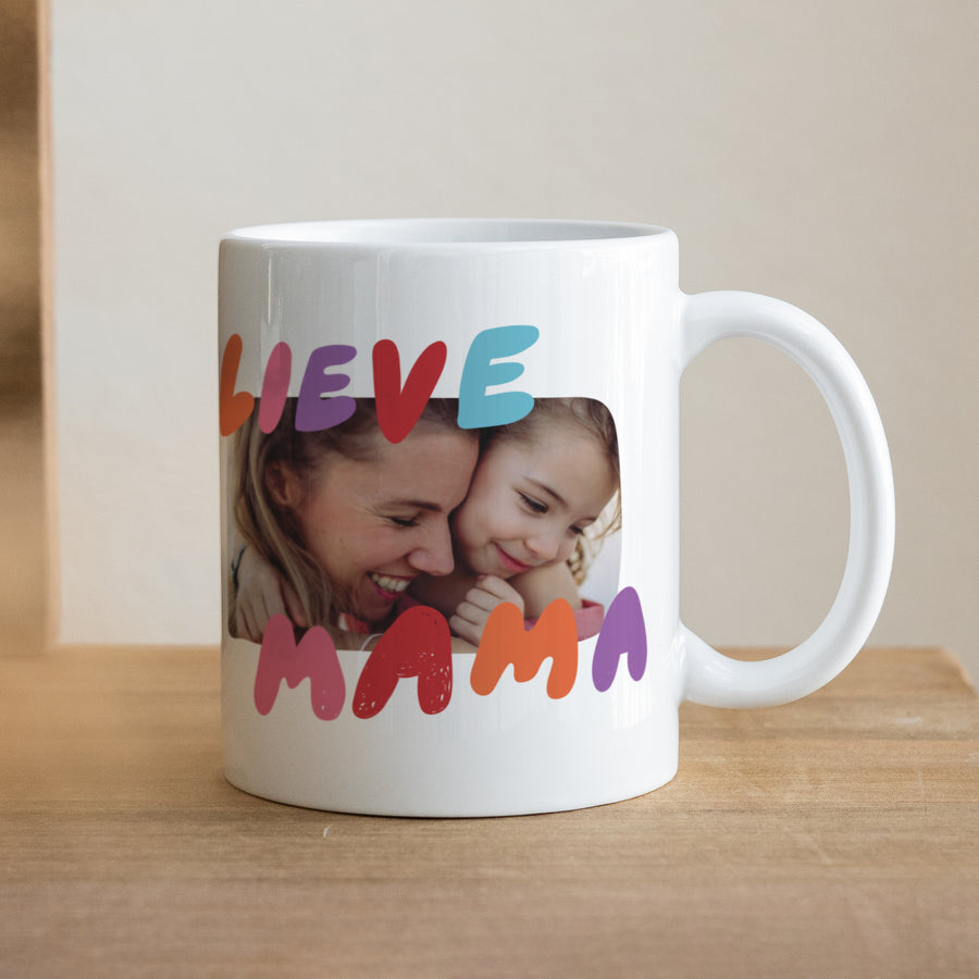 Mok Objecten Wit Mama van liefde III foto