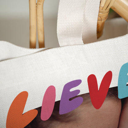 Tote Bag Objecten Handgreep van canvas Moeder van liefde. foto N° 3