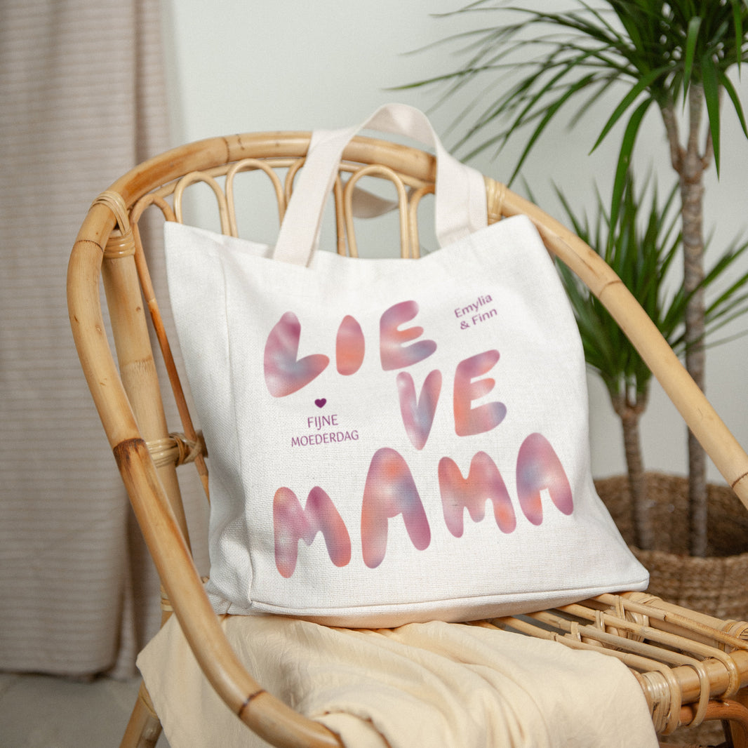 Tote Bag Objecten Handgreep van canvas Moeder zonsopgang foto N° 2