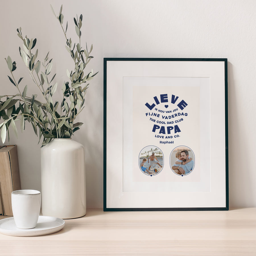 Poster Objecten Portret Held van de liefde foto