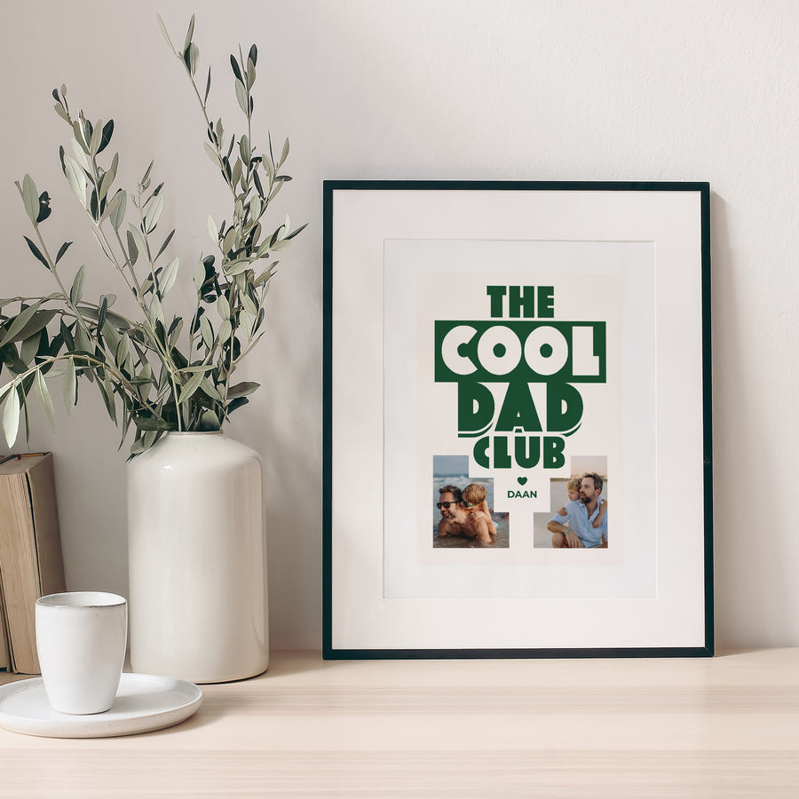 Poster Objecten Portret COOL PAPA CLUB foto