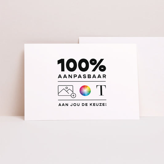 Uitnodigingskaart Geboorte Landschap Doe het zelf V foto