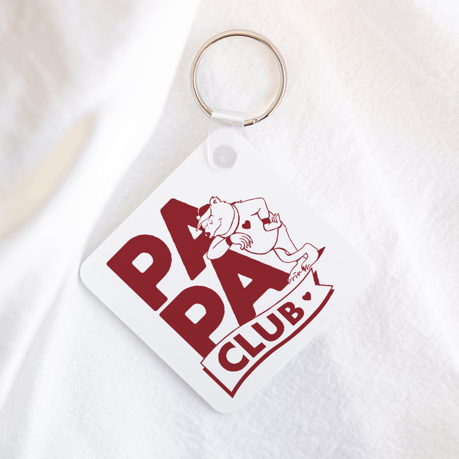 Sleutelhanger Objecten Vierkant Bear Club foto