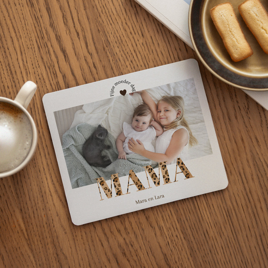 Muismat Objecten Rechthoek Happy Mother's DayGelukkige Moederdag foto