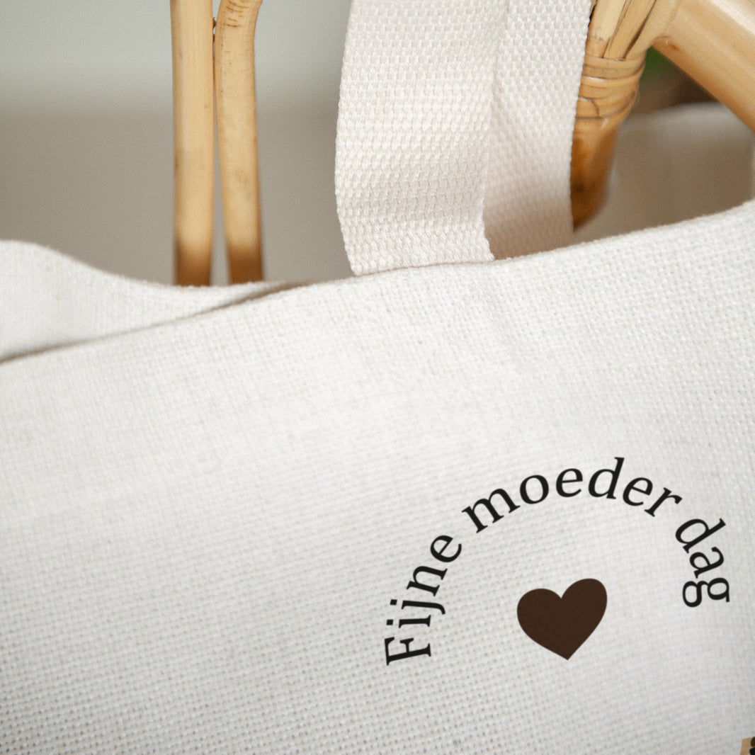 Tote Bag Objecten Handgreep van canvas Happy Mother's DayGelukkige Moederdag foto N° 3