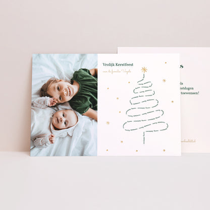 Kerstkaart Eindejaar Landschap Vrolijk kerstfeest II foto N° 1