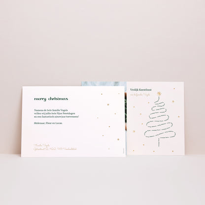 Kerstkaart Eindejaar Landschap Vrolijk kerstfeest II foto N° 2