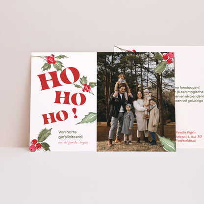 Kerstkaart Eindejaar Landschap Geest van Kerstmis foto N° 1