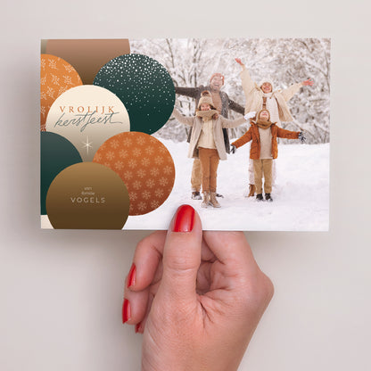 Kerstkaart Eindejaar Landschap Wintercirkels foto N° 3