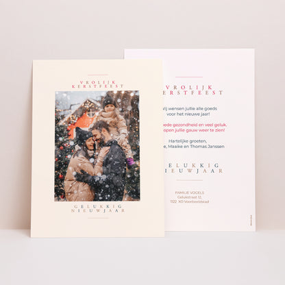 Kerstkaart Eindejaar foto N° 1
