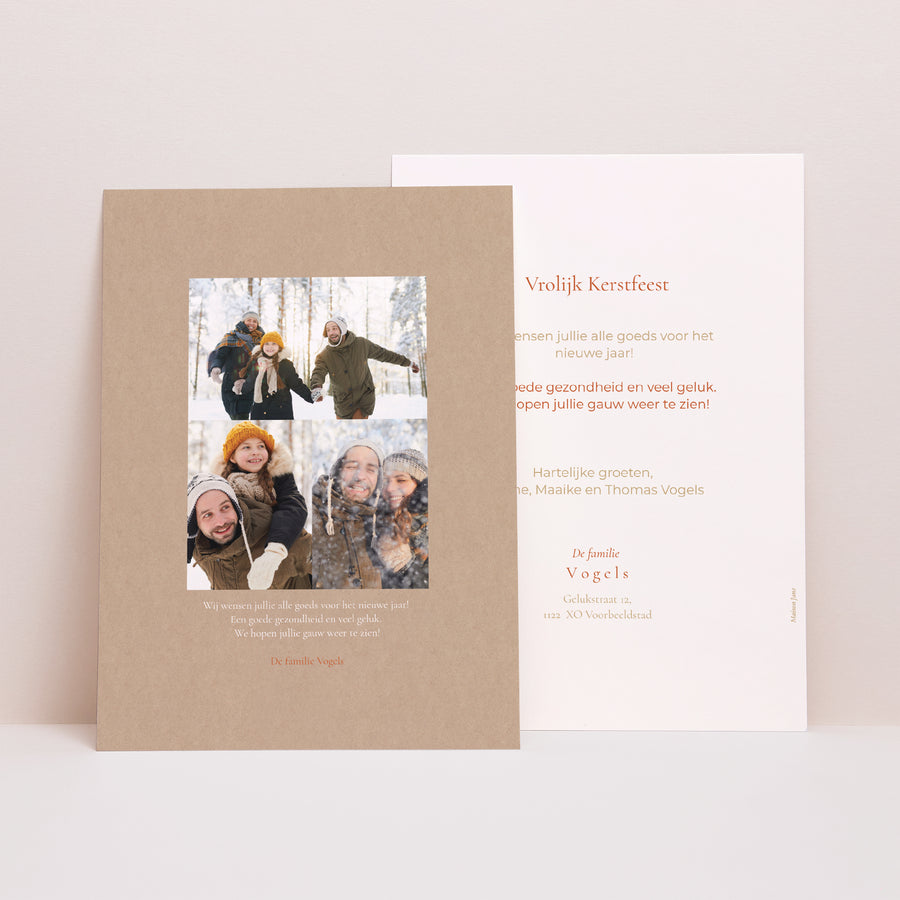 Kerstkaart Eindejaar Ontario foto